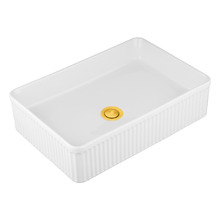 Anika 500mm Ceramic Above Counter Basin with Pop-Up Waste